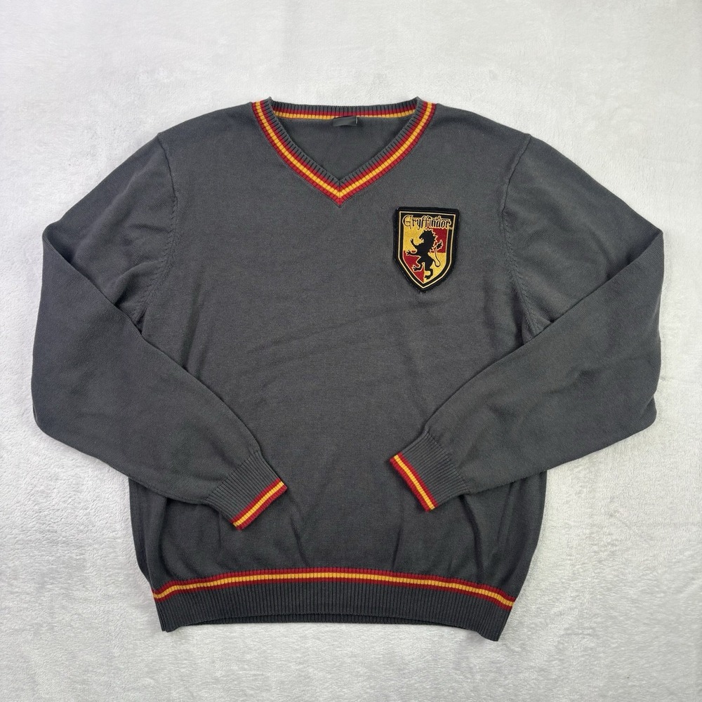 Spirit Harry Potter Gryffindor Pullover Long Sleeve Knit Sweater Men's Medium